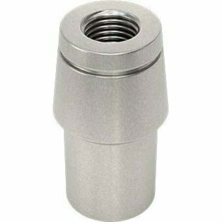 BSC PREFERRED Tube-End Weld Nut Left-Hand Threaded for 3/4 OD and 0.065 Wall Thickness 3/8-24 Thread 94640A119